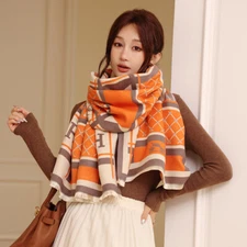 Long Scarf Imitate Cashmere Shawl Star 190x65cm