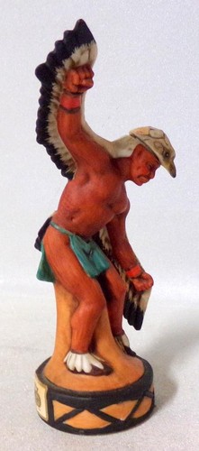 Ski Country Eagle Dancer Native American Indian Decanter Liquor Bottle - Picture 3 of 9