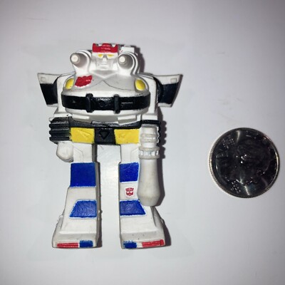 #22 VTG. TRANSFORMERS G1 PROWL RUBBER ERASER BY HASBRO 1985