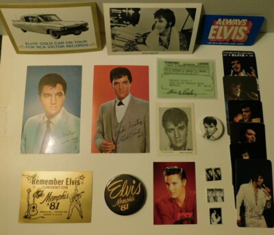 Elvis Presley 20 total pieces as shown / see photos