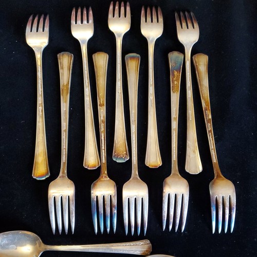 1939 Gracious ROGERS DELUXE PLATE original FLATWARE 50 pieces 10 place settings+ - Picture 7 of 18