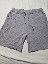 Women's size XL pull up gray shorts with pockets
