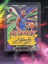 2022-23 Panini Court Kings Fresh Paint Jaden Hardy #FP-JHD Ruby /99 (AU, RC)