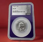 1964 25C Silver Washington Quarter NGC PF 69 Custom Purple Core Bert Label Chase