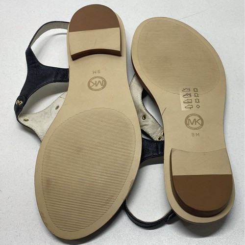 Michael Kors Black Thong Sandals Size 9 - Picture 5 of 6