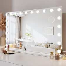 Dimmable Hollywood Vanity Mirror | 80x60cm Light Up Makeup Mirror Touch Control