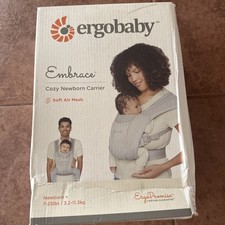 Ergobaby Embrace Cozy Newborn Essentials Baby Carrier Soft Air Mesh
