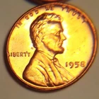 1958 P&D UNCIRCULATED RED LINCOLN CENTS ROLL