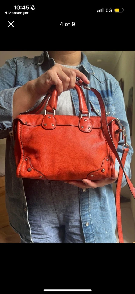 Coach Rhyder Leather Coral Satchel/Shoulder bag - Image 2 of 4