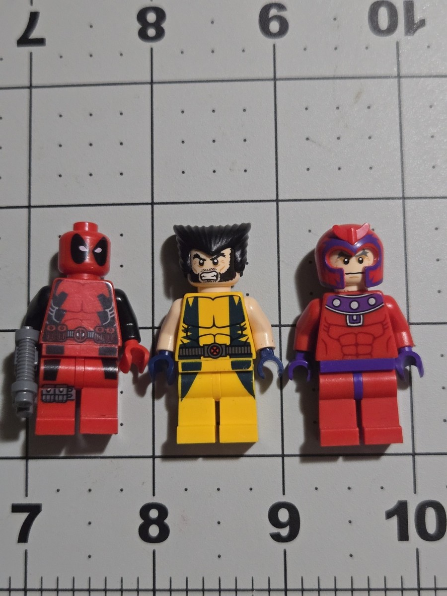 LEGO Deadpool, Wolverine, Magneto Minifigures, Set Missing 