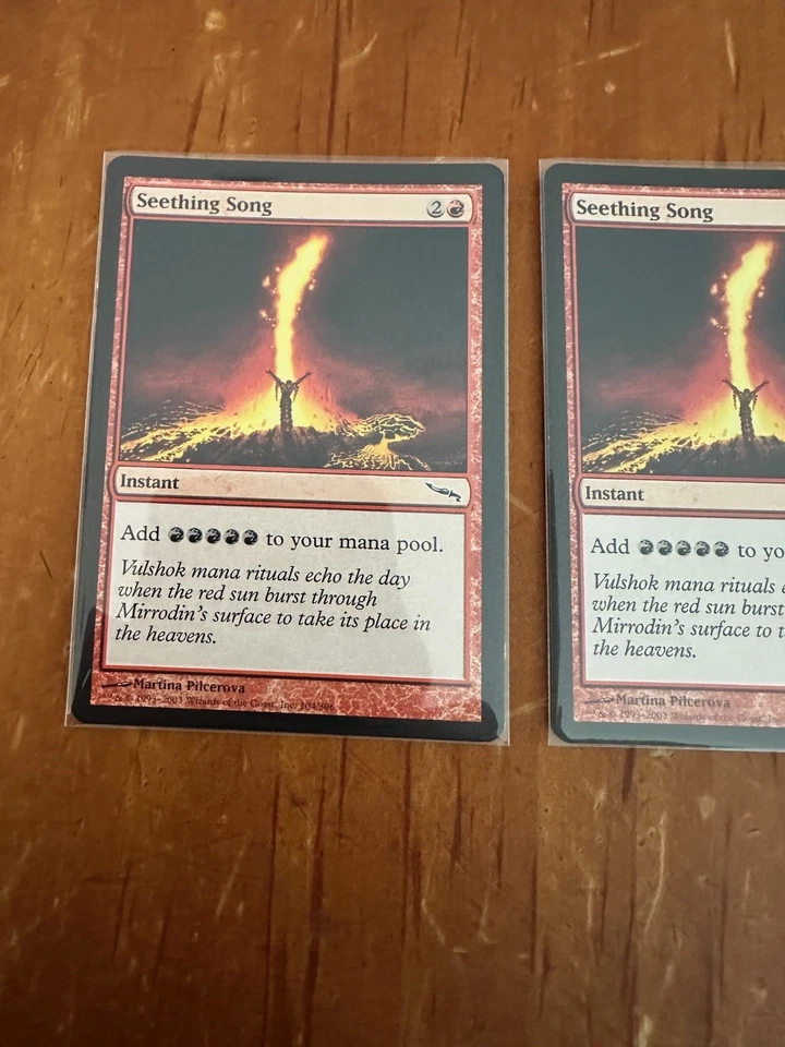Seething Song Mirrodin MTG X4 - Image 2 of 4