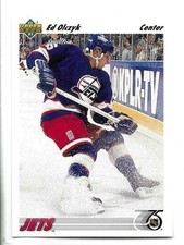 ED OLCZYK 1991-92 UPPER DECK CARD NEAR MINT CONDITION