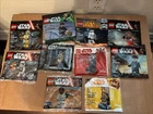 New Lego Lot Star Wars minifigure polybags Han C3PO DJ Finn Obi Wan Stormtrooper