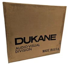 Vintage Dukane Micromatic II 28A81C Sound Filmstrip 35mm Projector w/ Case - NOS