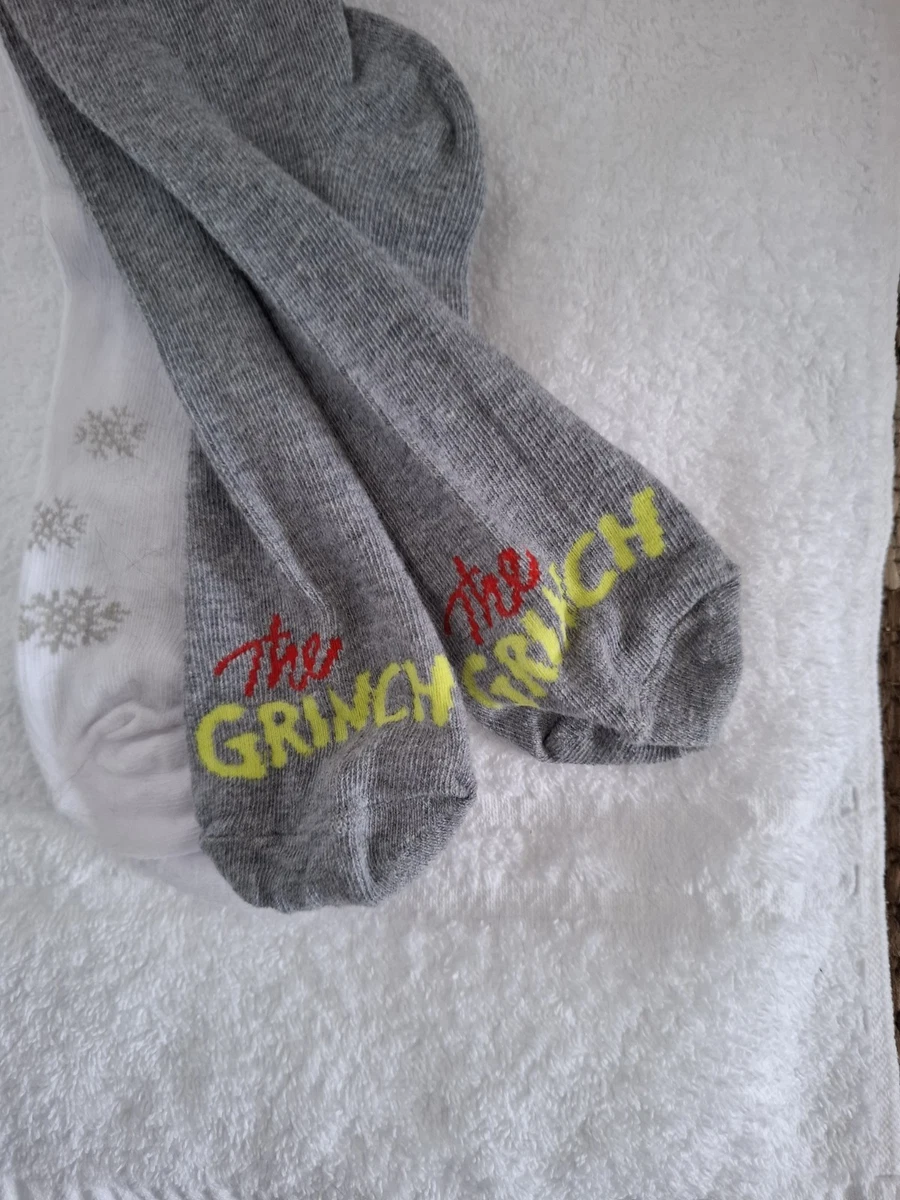Paquete de 3 calcetines de Navidad The Grinch Reino Unido 6-8 UE 39-42 Primark BNWT regalo de Navidad