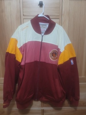 CLEVELAND CAVALIERS CAVS MITCHELL & NESS HARDWOOD CLASSICS MENS XXL 2XL JACKET