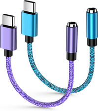 USB C Aux Audio Headphone Adapter for Samsung Galaxy A17 S26 Ultra Edge S25 A16
