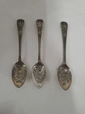 3 x Vintage Spoons H.P.S. Look Forward Collectible  sold by AgeUK