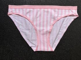 5 Pack Victoria's Secret sz M Stretch Cotton Logo Bikini Panties Bundle Lot Set