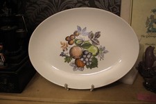 Oval Plate Harvest Fruit Swinnertons Ironstone Made in England Vintage Retro