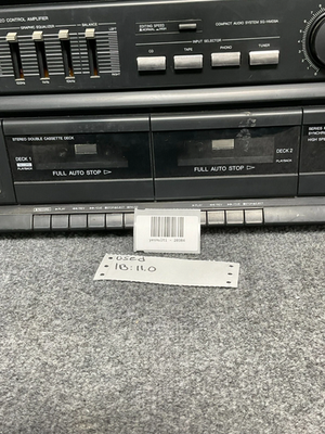 Panasonic Sg-hm09a Stereo Equalizer Cassette Radio Turntable