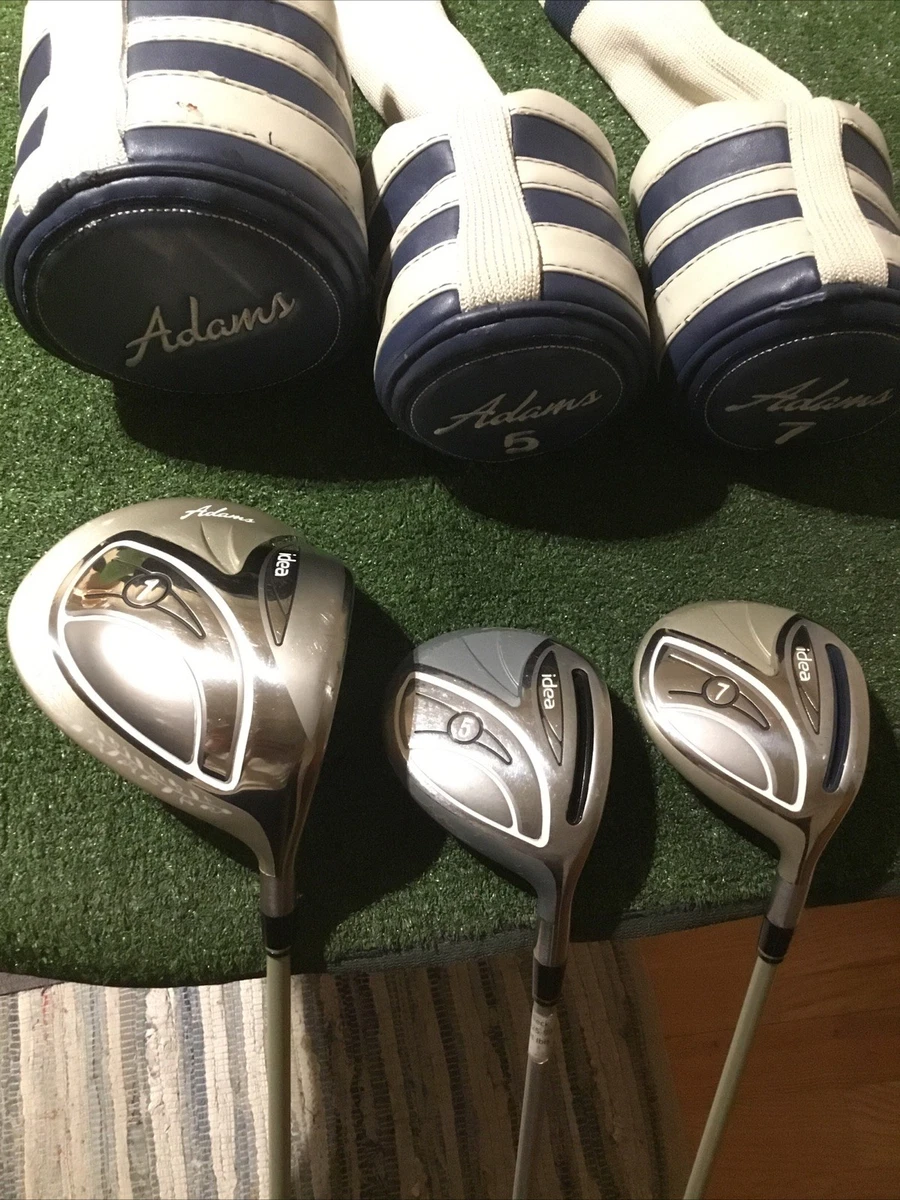Adams Women’s Idea Woods Set (Driver, 5W, 7W) Ultralite 45g Graphite Shafts