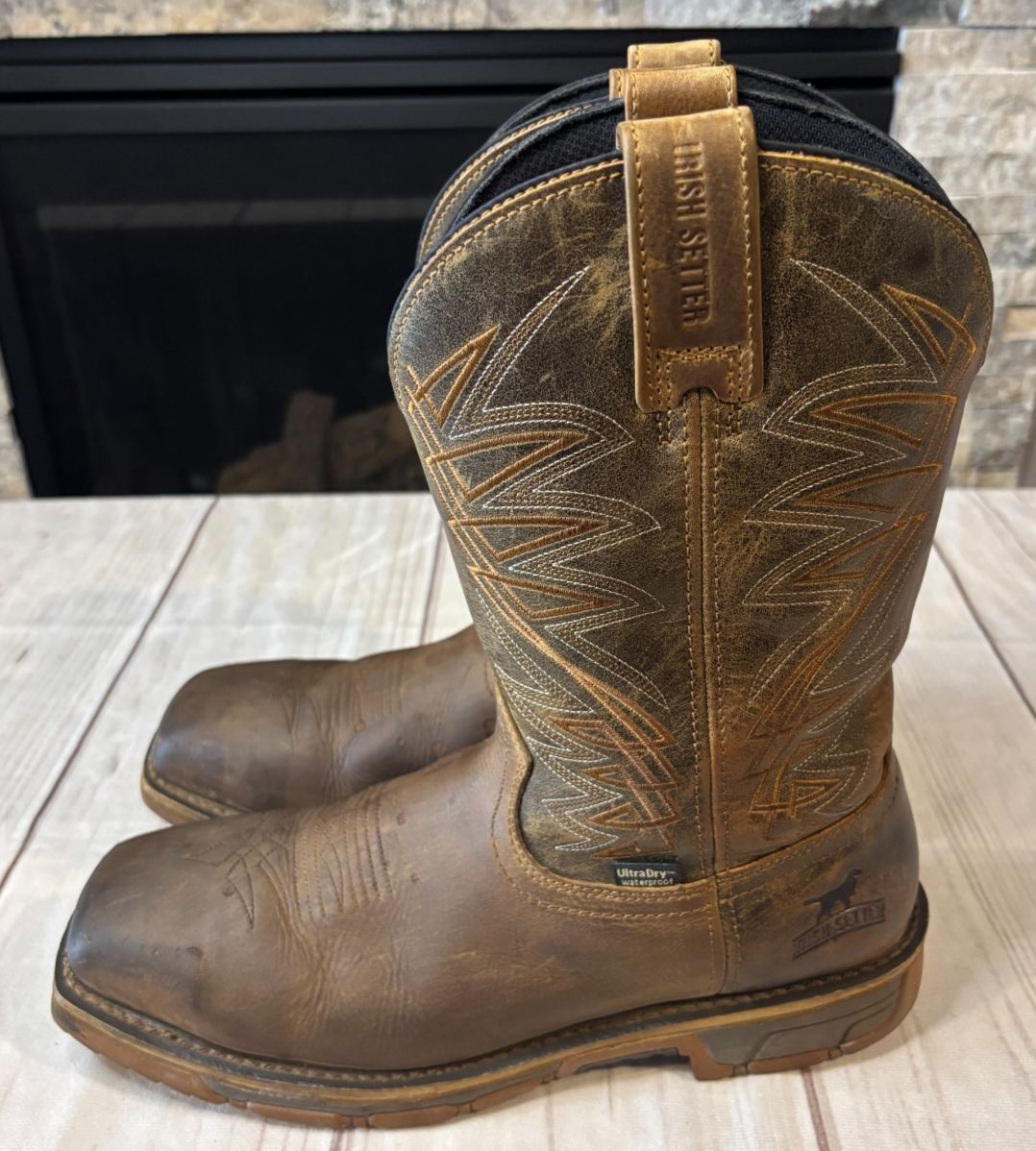 Red Wing Irish Setter Marshall Mens 14 D Waterproof Work Boots Leather 83923 EH Marshall | Irish Setter main image 2