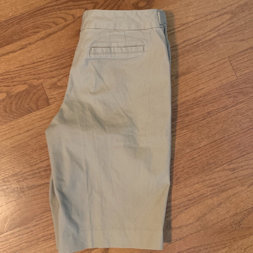 Pantalones Cortos GEORGE Caqui Chino Carga Mamá Algodón Nuevos sin Etiquetas Negocios Informales Talla 12 ❤️tb55 Foto 4 de 4