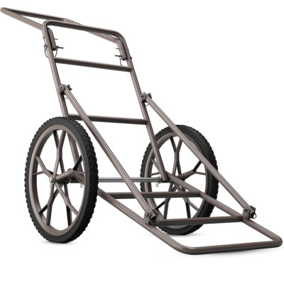 Folding Deer Cart Larger Capacity 500lbs Hauler Utility Gear Dolly Cart Hunting
