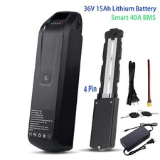 36V 15Ah Hailong Lithium Battery 40A BMS 4Pin for 200W-1500W Ebike Electric Bike