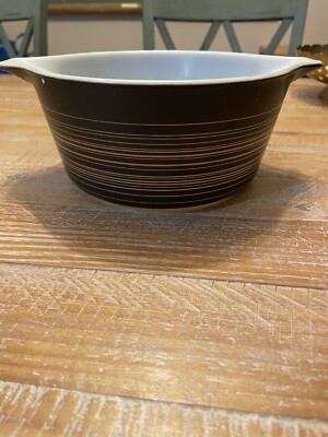 Pyrex Mixing Bowl Pyrex Terra Black Pyrex Casserole Dish Vintage