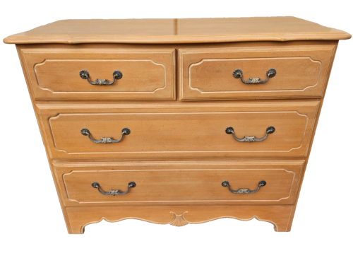 Ethan Allen French Country Dresser Bachelors Chest Of Drawers Console Bisque