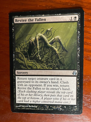 MTG Revive The Fallen CARD SINGLE USED EXCELLENT CONDITION SEE PHOTOS | eBay