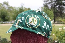 CYCLING CAP OAKLAND A'S MLB HANDMADE IN USA   S M L