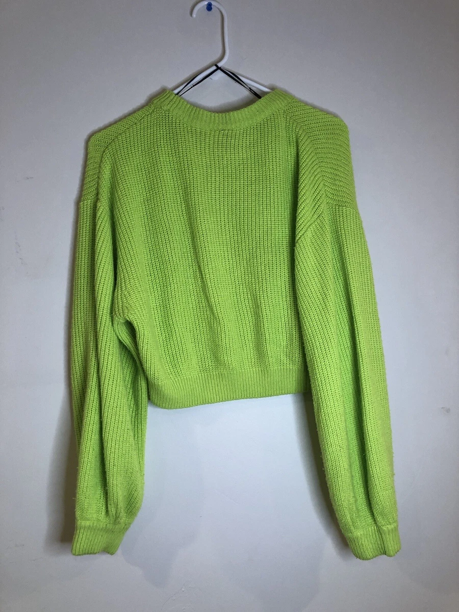 H&m shop green sweater