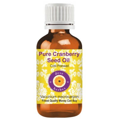 Pure Cranberry Seed Oil (Vaccinium macrocarpon) for Skin, Hair & Massage.