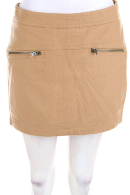 STILE BENETTON Skirt Wool-Blend I 42 = D 36 camel