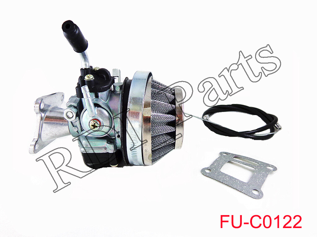 Vkinman Racing Carburetor Power Jet Carburetor With Air Filter 58MM For 2 Stroke Engine