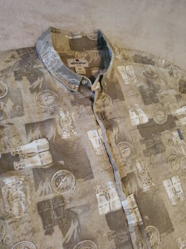 Vintage Woolrich Safari explorer mens button shirt