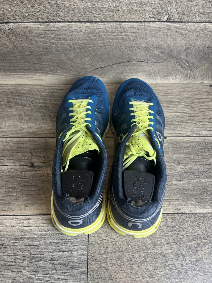On Cloudflow Blue Lime Running Shoes Mens 12.5 Low Top Sneakers 15.4247 On Shoes Mens 12 Blue Lime Cloudflow Swiss Athletic Running  main image 3