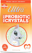 New Ultra Probiotic Micro Crystals Cat Litter - 99.9 Dust Free, Soft on Paws, F