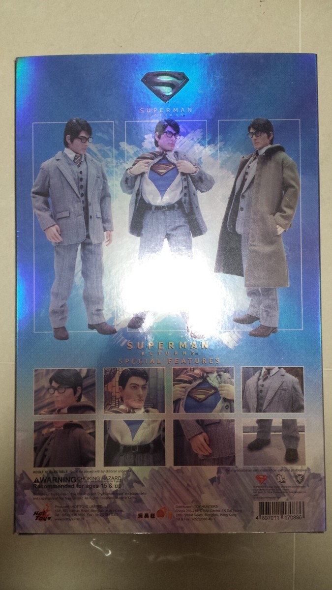Hot Toys MMS27 Superman Returns - Clark Kent 1/6 Action Figure NEW