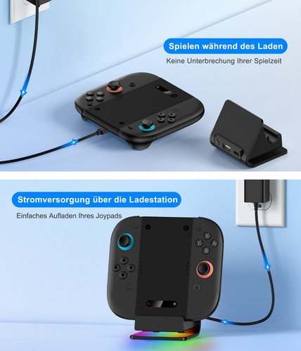 para Nintendo Switch 2 (2025) Joy con Switch 2 Mando Base de Carga con Soporte - Imagen 5 de 8