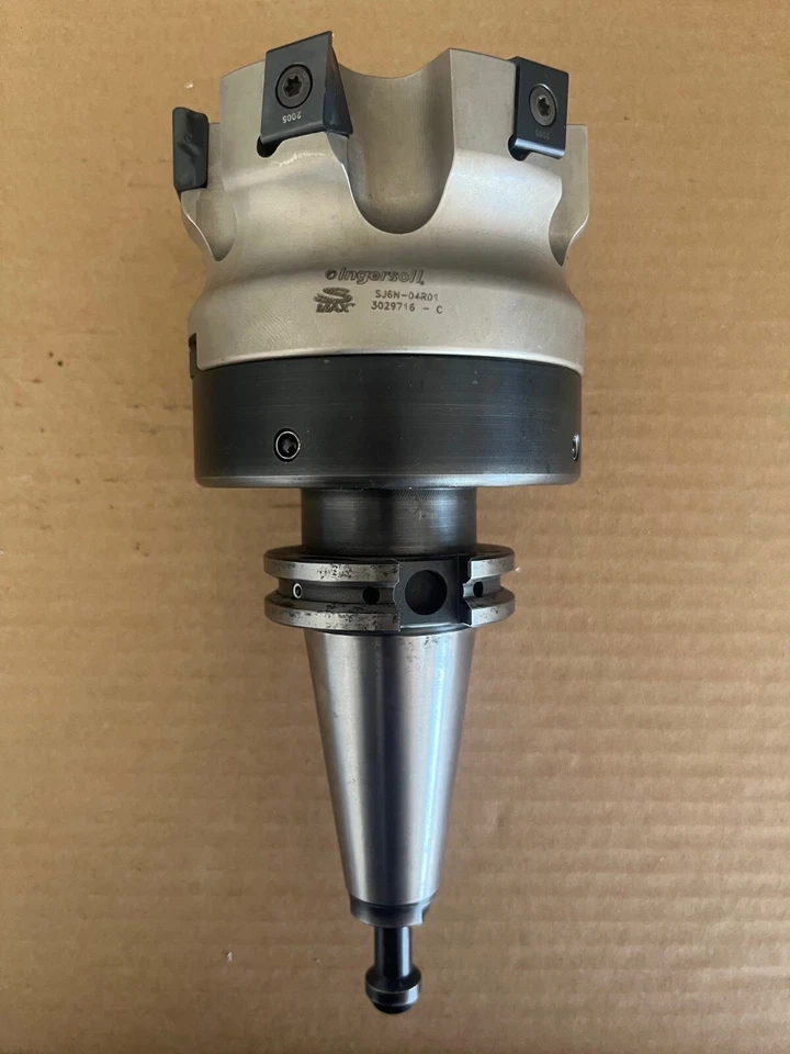 MOLINO FACIAL E INSERTOS DE ALTA RESISTENCIA 4" 6FL CON PORTAHERRAMIENTAS CAT 40 INGERSOLL RAND Foto 3 de 4