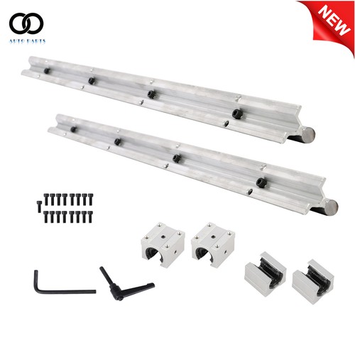 2PCS SBR16-800mm Linear Bearings With 4 PCS SBR16UU Carriage Bearing Blocks New - Picture 3 of 8