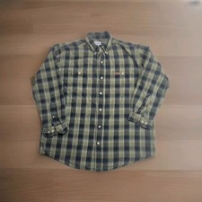 Carhartt Shirt Men's Size XL Button Down Plaid Long Sleeve