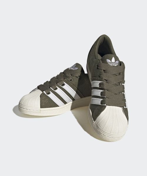 adidas SST SUPERMODIFIED シューズ 270 Men ADIDAS SUPERSTAR SUPERMODIFIED SHOES Olive Strata