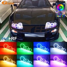 For Toyota Supra Mkiv Mk4 Jza80 Multi-color Rgb Led Angel Eyes Bluetooth App