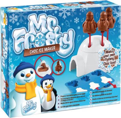 Mr Frosty Choc Eismaschine, Retro Kunststoff Schneemann geformte Spielzeugmaschine für Kinder bis M