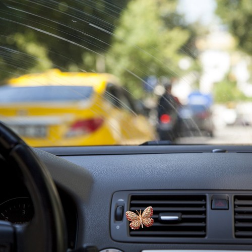 Diffuser Butterfly Car Air Freshener Car Perfume Car Aromatherapy Air Vent Clip - Picture 9 of 22
